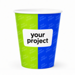 Paper cups with print