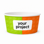 Paper bowl 1000ml with print