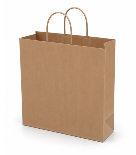 PREMIUM - Brown ribbed paper