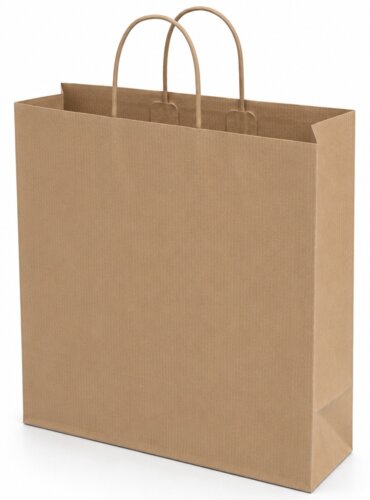 PREMIUM - Brown ribbed paper